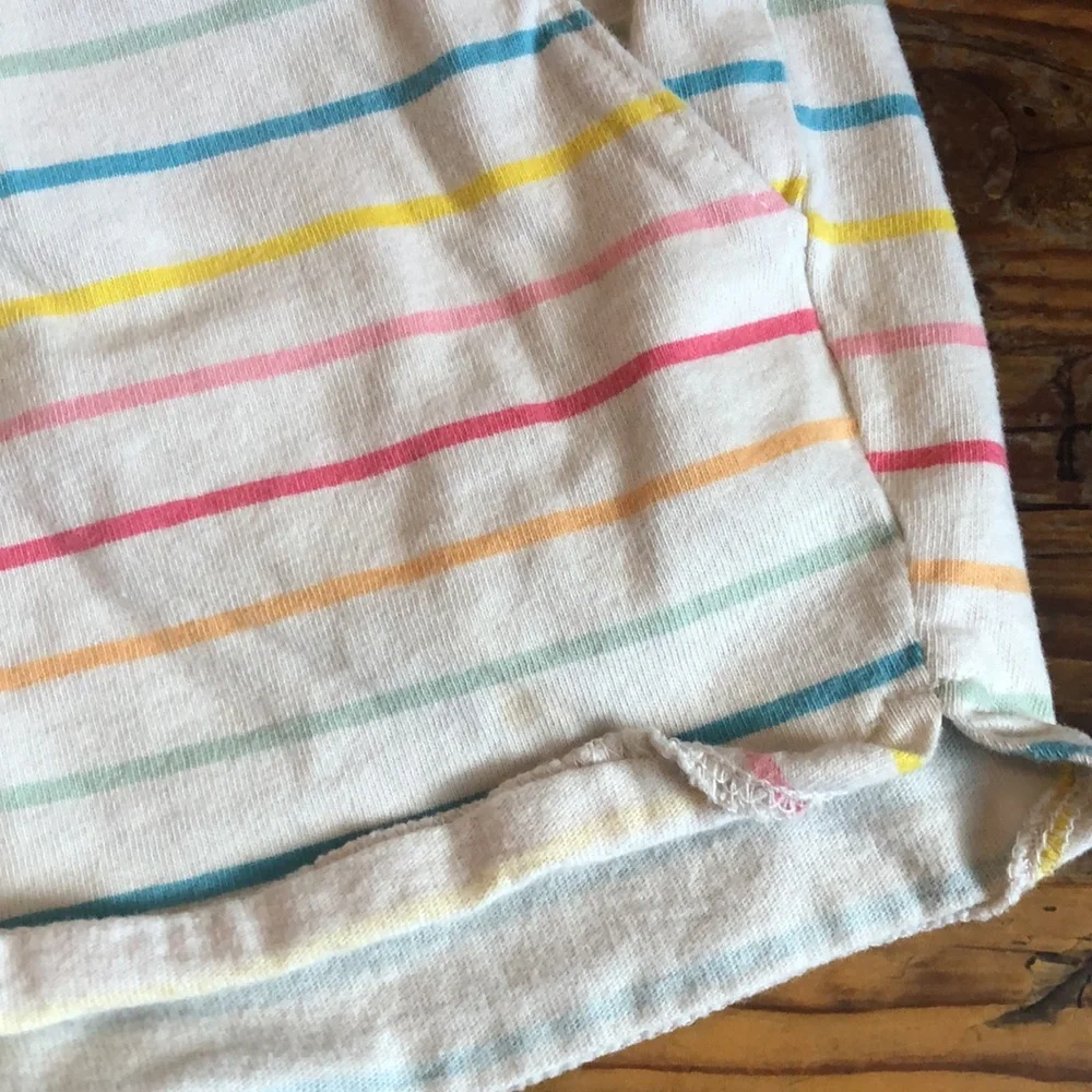 Old Navy l Cream & Multi Color Stripe Shorts